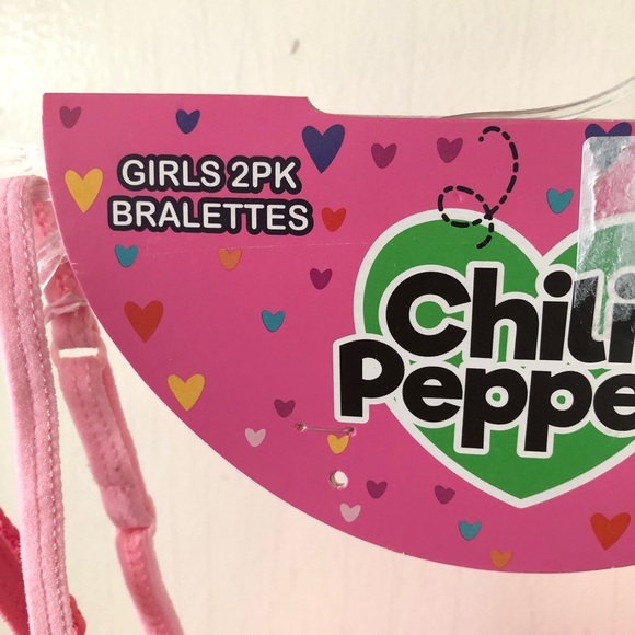 NWT Girls 2 Pack Bralettes - Picture 4 of 8